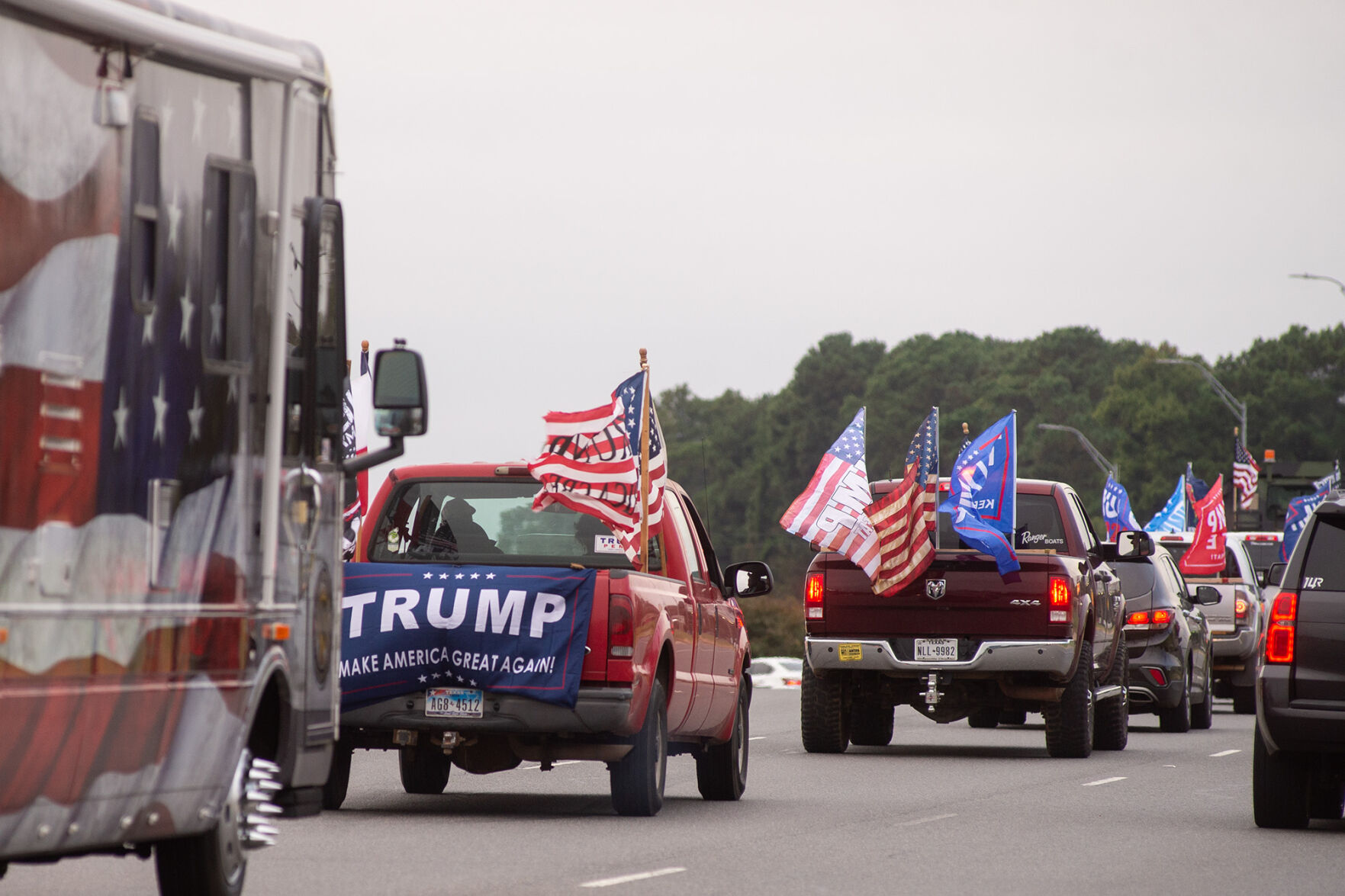 Trump Train Road Rally